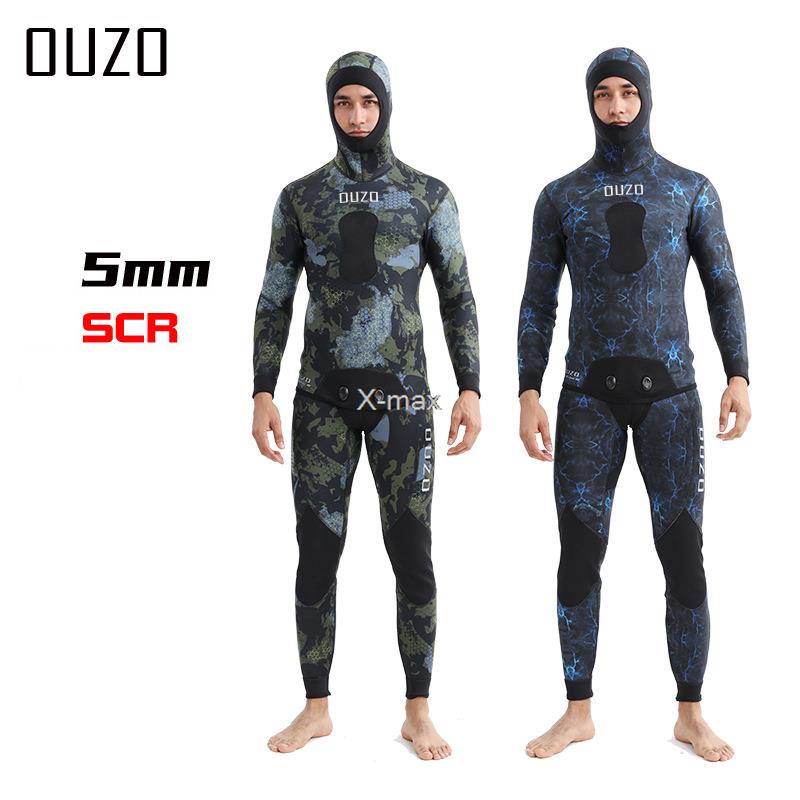 Wetsuit 3Mm Neoprene - 2 buah pakaian selam Neoprene pria,