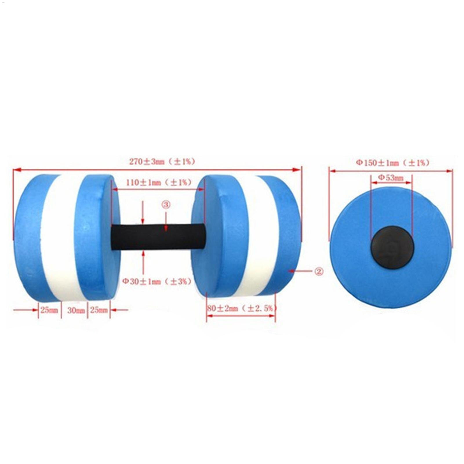 Aquatic Sports Equipment - 1/2 Buah EVA Dumbbell Air Kolam