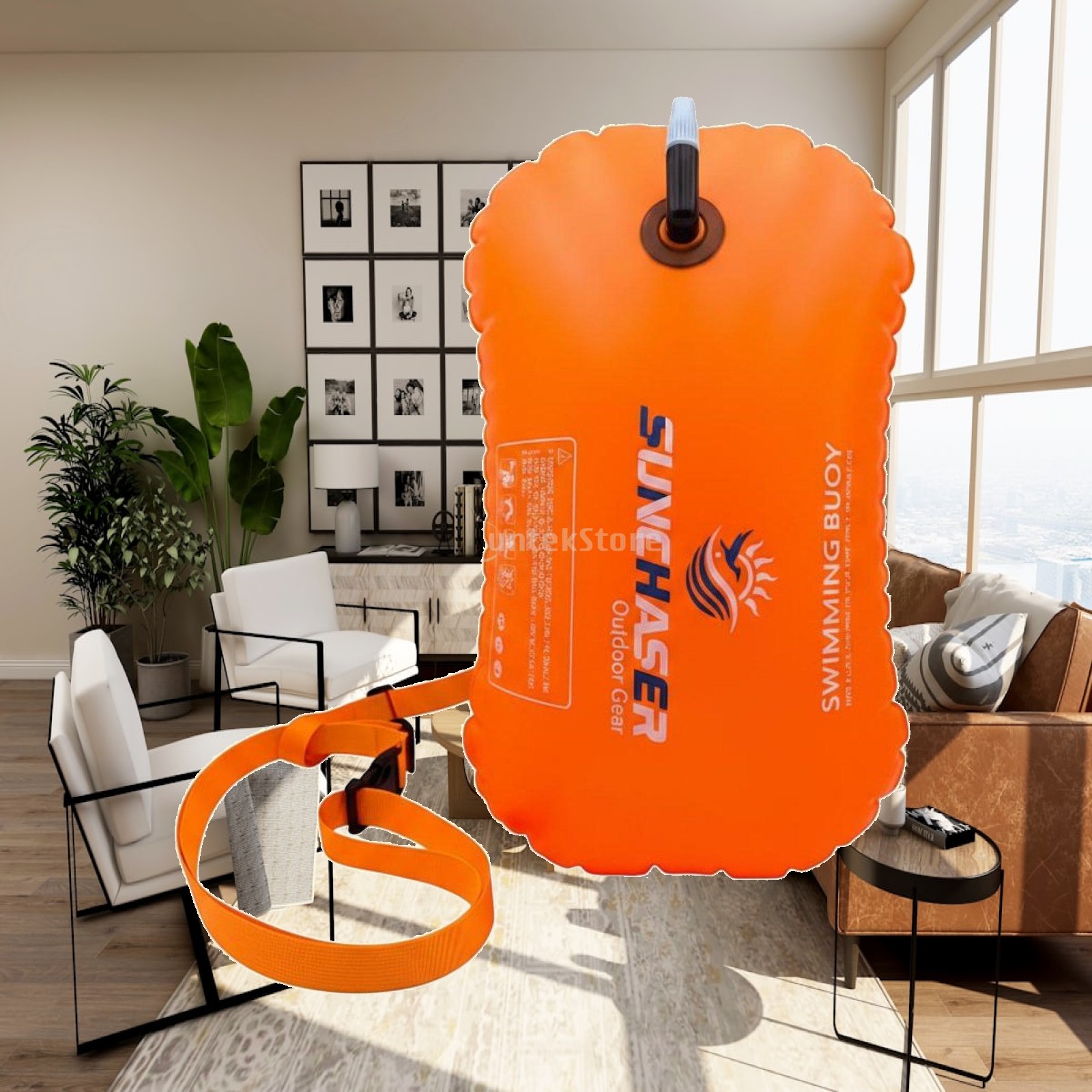 Aquatic Sports Equipment - Pelampung Renang Tiup Tahan Air, Kantong