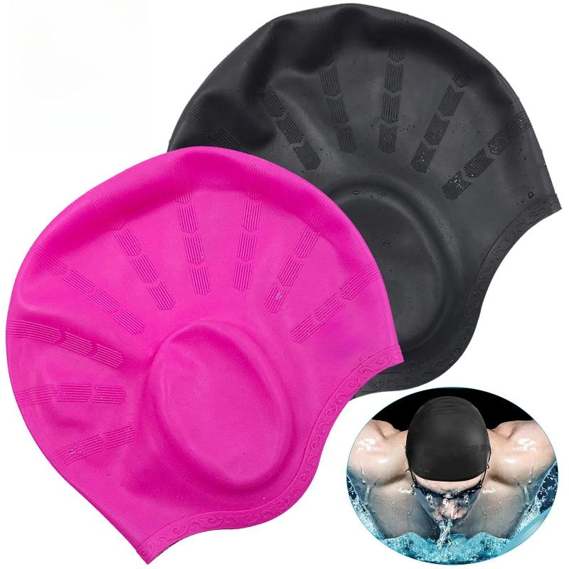 Aquatic Sports Cap - Topi Renang Silikon Besar dengan Elastisitas