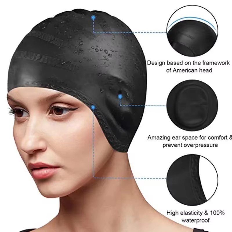 Aquatic Sports Cap - Topi Renang Uniseks Tahan Air dengan