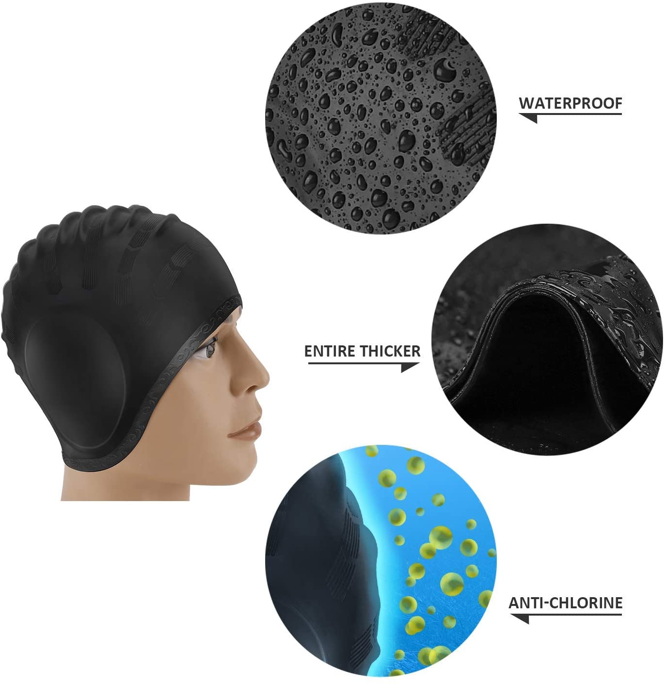 Topi Renang Dewasa Topi Kolam  - Aquatic Sports Cap ulasan dan harga
