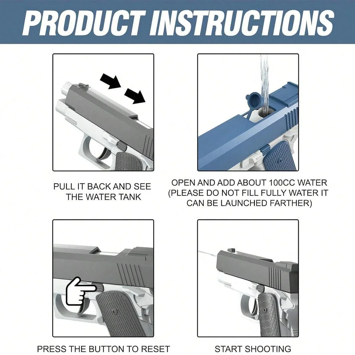 Pistol Air Mainan, Pistol Semp - Aquatic Sports ulasan dan harga