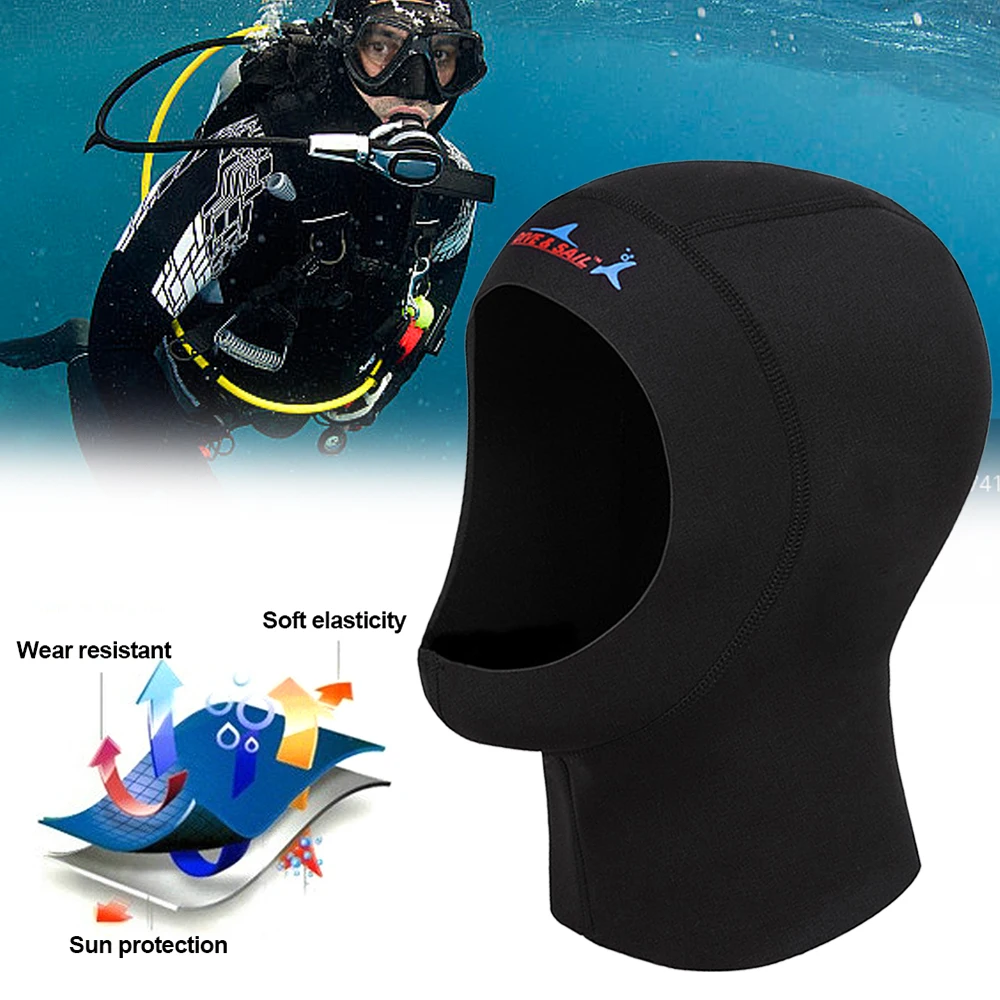 Topi Selam Pria Wanita 1mm Neo - Aquatic Sports Cap ulasan dan harga
