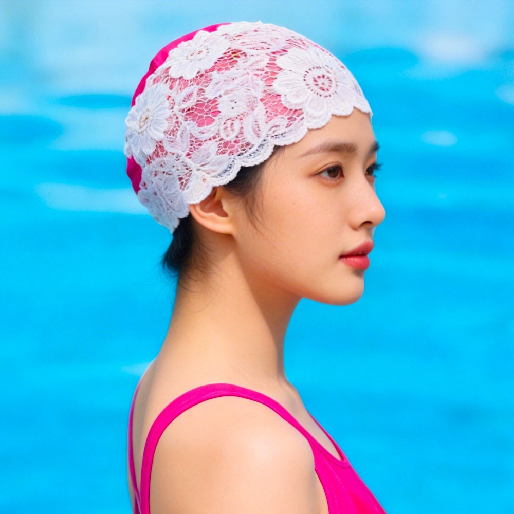 Topi Renang Renda Pelindung Te - Aquatic Sports Cap ulasan dan harga