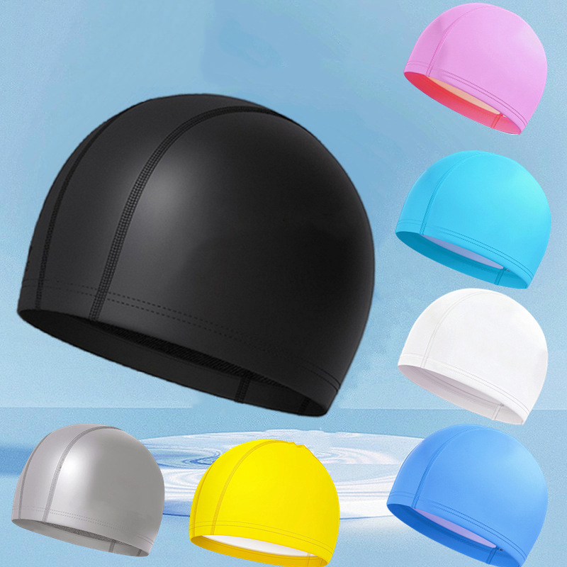 Topi Renang PU Tahan Air untuk - Aquatic Sports Cap ulasan dan harga