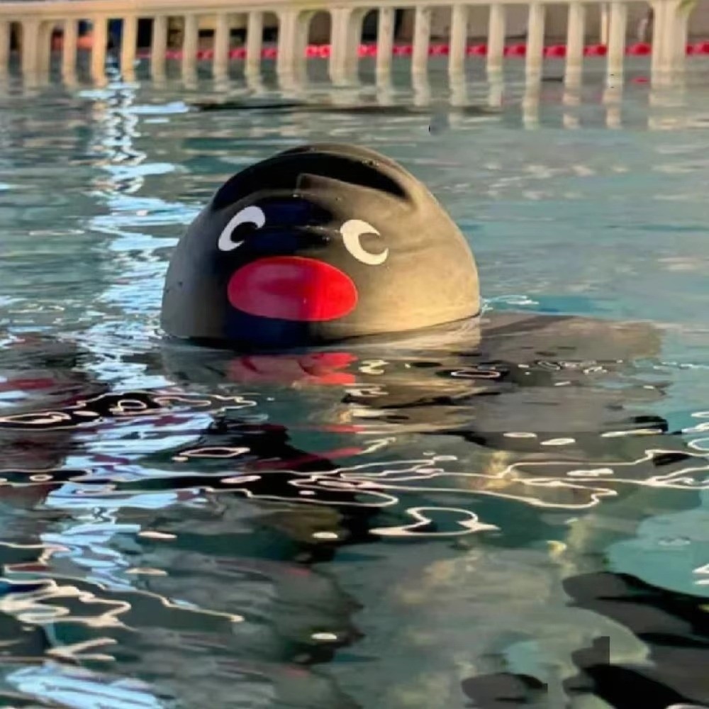Topi Renang Penguin Elastis Ka - Aquatic Sports Cap ulasan dan harga