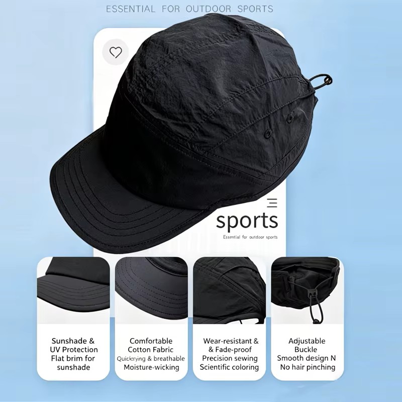 Topi Baseball Unisex Cepat Ker - Aquatic Sports Cap ulasan dan harga