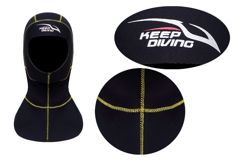 Topi selam Scuba Neoprene 3mm, - Wetsuit 3Mm Neoprene ulasan dan harga