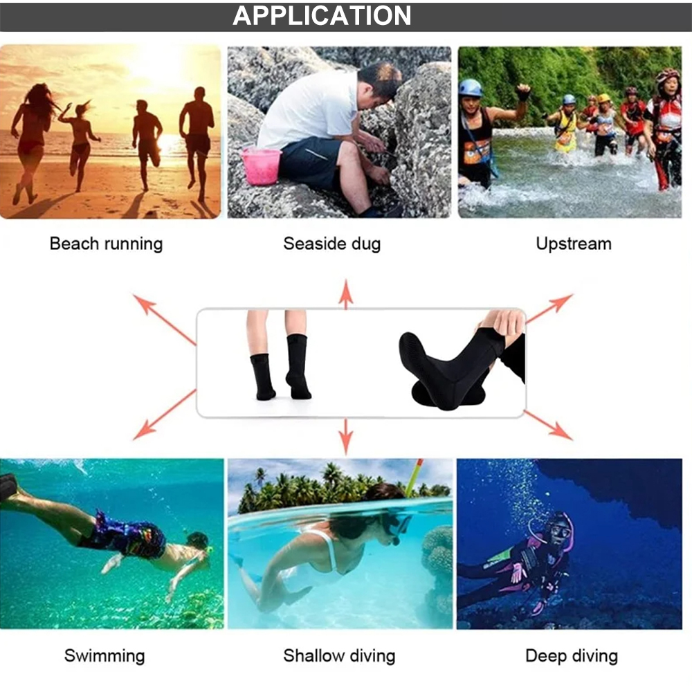 Kaus kaki Neoprene 5mm, sepatu - Wetsuit 3Mm Neoprene ulasan dan harga